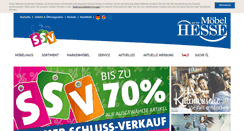 Desktop Screenshot of moebel-hesse.de